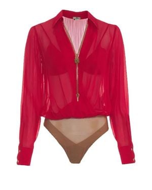 Elisabetta Franchi Top - Rosso