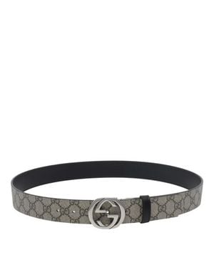 Gucci Cintura Gg - Nero