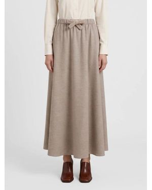 Herno Gonna Lunga Con Coulisse - Neutro
