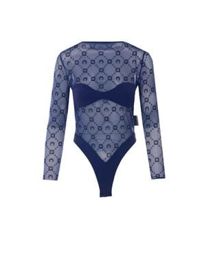 Marine Serre Top - Blu