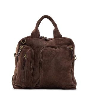 A.s.98 Cartella Tasche Esterne - Marrone