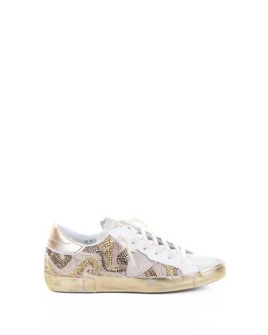 Philippe Model Sneaker Bassa Prsx E Oro - Bianco