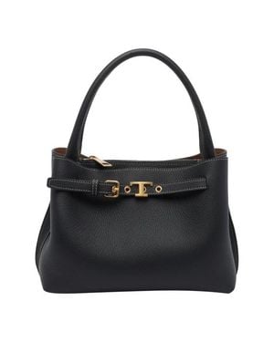 Tod's Tim Top Handle Mini - Nero