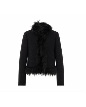 Fendi Giacca Blouson Nera - Nero