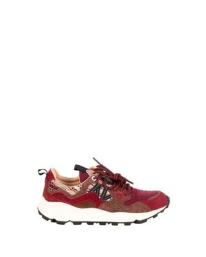 Flower Mountain Sneakers Bordeaux Berry - Rosso