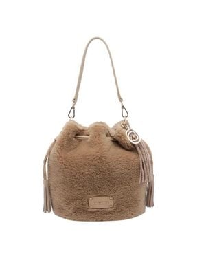 La Carrie Borsa A Secchiello Teddy - Marrone