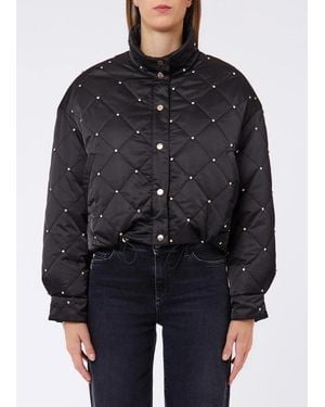 Liu Jo Bomber Ovatta Cropped - Nero