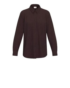 Marella Camicia Bordeaux Unito - Viola