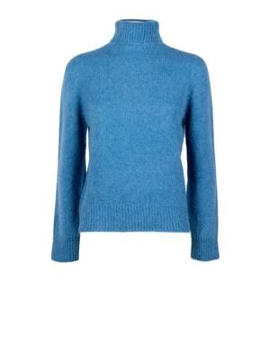 Kangra Maglia Alpaca - Blu