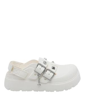 Crocs™ Zoccoli Bianchi Con Borchie A Stella - Bianco