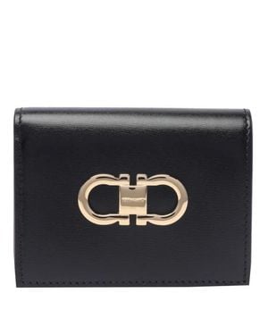 Ferragamo Portafoglio Gancini - Blu
