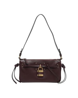 Chloé Borsa A Tracolla Paddington Sling Bordeaux - Marrone