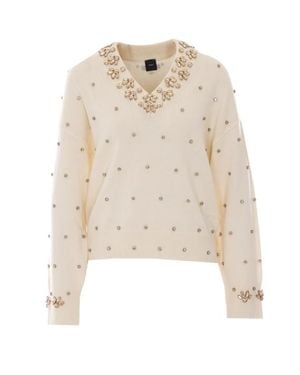 Pinko Maglia Bianca - Bianco