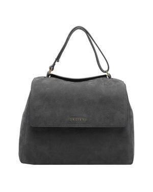 Orciani Borsa A Spalla Sveva Grigia - Nero