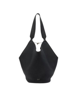 KHAITE Borsa Tote Small Lotus - Nero