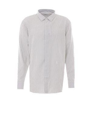 Saint Laurent Camicie Grigio - Bianco