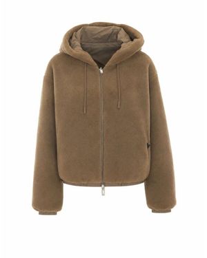 Moose Knuckles Giacca Reversibile Con Cappuccio Eaton Bunny Verde - Neutro