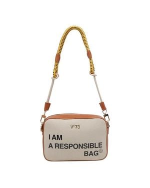 V73 Borsa Bianca - Metallizzato