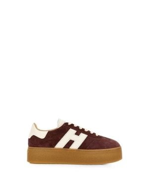 Hogan Sneakers Basse Bordeaux - Marrone