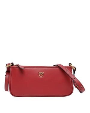 Pinko Borsa A Tracolla Mini Mezza Luna Rossa - Rosso