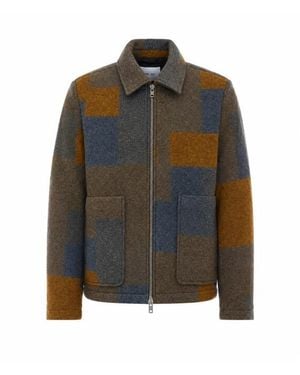 NN07 Giacca Marrone - Verde