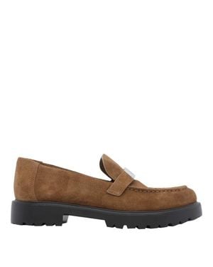Tory Burch Mocassini Leelee Marroni - Marrone