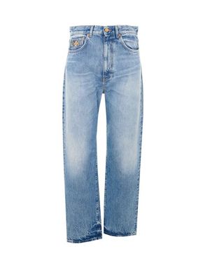 Versace Pantaloni Medusa Biggie - Blu