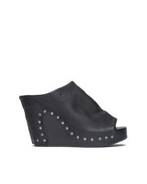 Trippen Sabot Holistic Con Zeppa - Blu