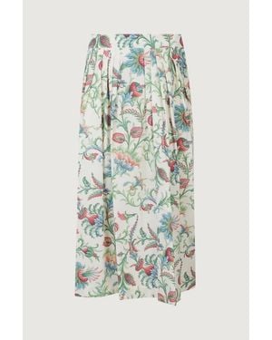 Etro Midi Skirt With Pleats - Multicolore