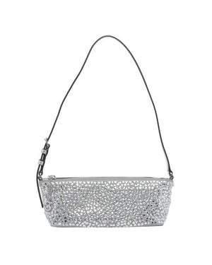 MICHAEL Michael Kors Borsa A Tracolla Argento Con Strass - Metallizzato