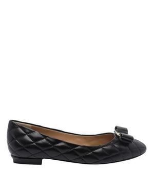 Ferragamo Scarpe Basse Nere - Nero
