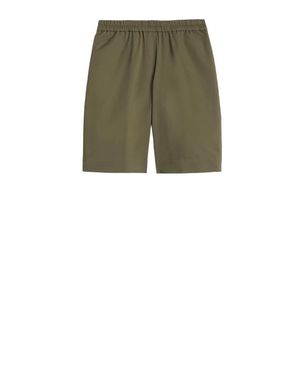 Aspesi Bermuda Donna Verde Militare