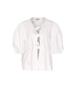 Ganni Camicie Bianco