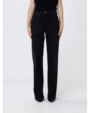 Dondup Jeans Neri A Gamba Dritta - Nero