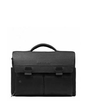 Piquadro Cartella Da Lavoro Porta Pc 15,6" - Nero