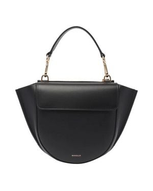 Wandler Borsa A Mano Nera Mini Hortensia - Nero