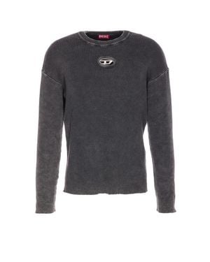 DIESEL Maglione Grigio K-Darren-D - Blu