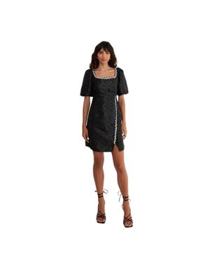 Lovedrobe Shift-Kleid Für Damen, Jacquard, Party - Schwarz