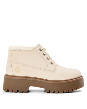 Timberland "Stone Street" Stiefeletten Für Damen, Leder, Wasserfest - Natur