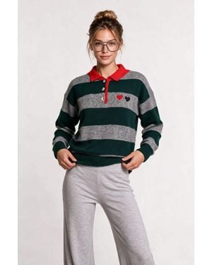 Happiness İstanbul Damen Strickpullover - Mehrfarbig