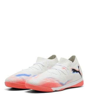 PUMA "Future 8 Match" Hallenfußballschuhe Für Herren, Flach - Weiß