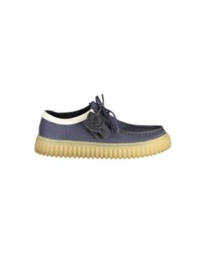 Clarks Blaue Stoff Herren Schuh