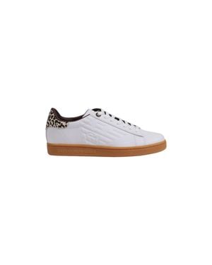 EA7 X8X053 Xk89Z Leder Sneakers - Weiß