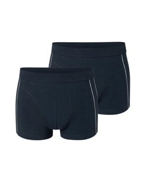 Schiesser Herren Trunk Comfort Fitunterhose, Unterwäsche, Boxer Trunk - Blau