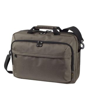 Halfar Schultertasche "Mission" Business (Blaugrün) - Grau
