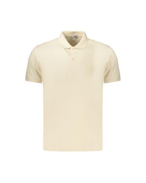 COVERI MOVING Beigefarbene Baumwoll Herren Polo - Natur