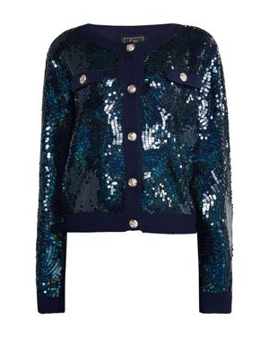 faina Pailletten Damen - Blau