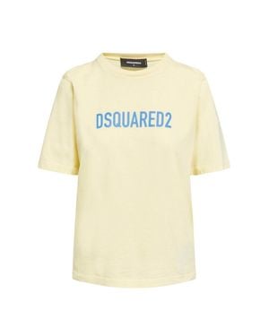 DSquared² Eco Dyed Easy T-Shirt - Gelb