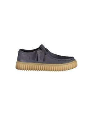Clarks Blaue Leder Herren Klassische Schuhe