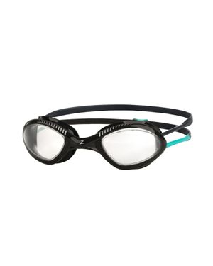 Zoggs "Tiger Snr" Schwimmbrille Für Herren/Damen /Türkis/Transparent) - Schwarz